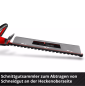 Preview: Einhell PROFESSIONAL Akku-Heckenschere GP-CH 18/50 Li BL-Solo, 3410950
